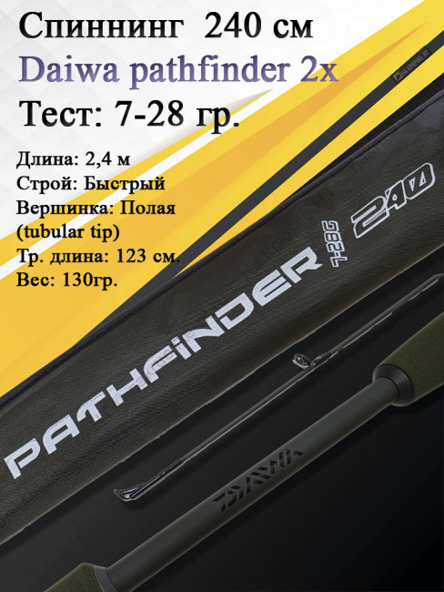 Спиннинг Daiwa Pathfinder 2Х-частный 2,40 7-28