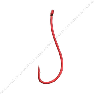 Крючок KOI RYUSEN-RING-2BH, размер 6 (INT), цвет RED (10 шт.) Крючок KOI RYUSEN-RING-2BH, размер 6 (INT), цвет RED (10 шт.)
