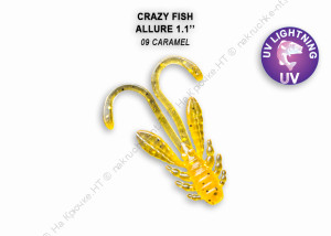 ALLURE 1,1"  46-27-9-6 Силиконовые приманки Crazy Fish