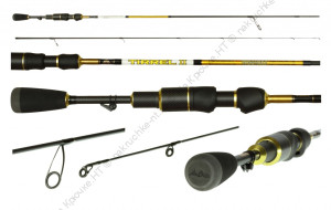 спиннинг Tirrel II 215ULT 215cm, тест 1-7g, 1-7lb, tubular tip, fast, рукоять EVA, катушкодержатель