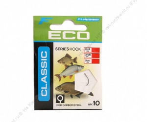 FLAGMAN Поводок готовый Classic Hooks To Nylon 4 №14 10шт