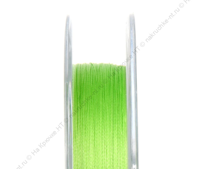 AZURA Шнур плетеный Kenshin PE X4 150м Chartreuse 0,104мм 2,7кг 6lb
