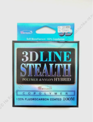 Леска 3DLINE STEALTH Wei Yang 0.14мм./6.0кг./100м.
