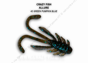 ALLURE 1,6  23-40-42-6 Силиконовые приманки Crazy Fish