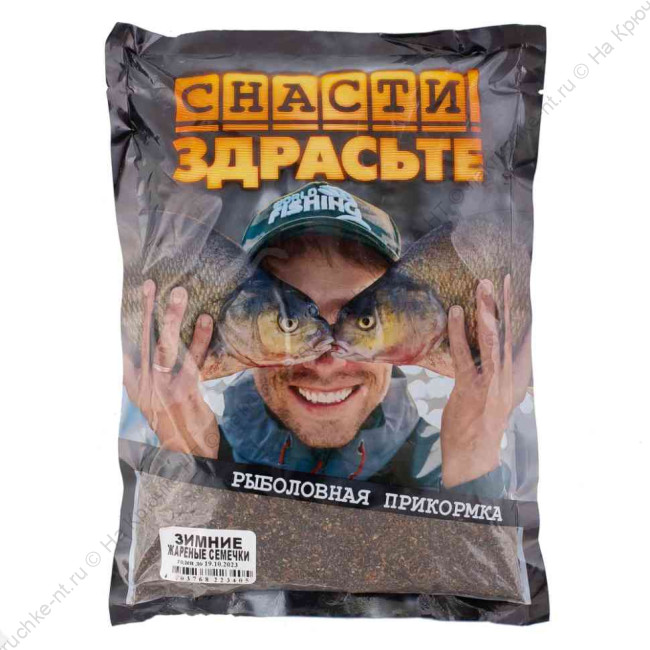 Прикормка зимняя «СНАСТИ ЗДРАСЬТЕ!» Жареные семечки, 6706 1