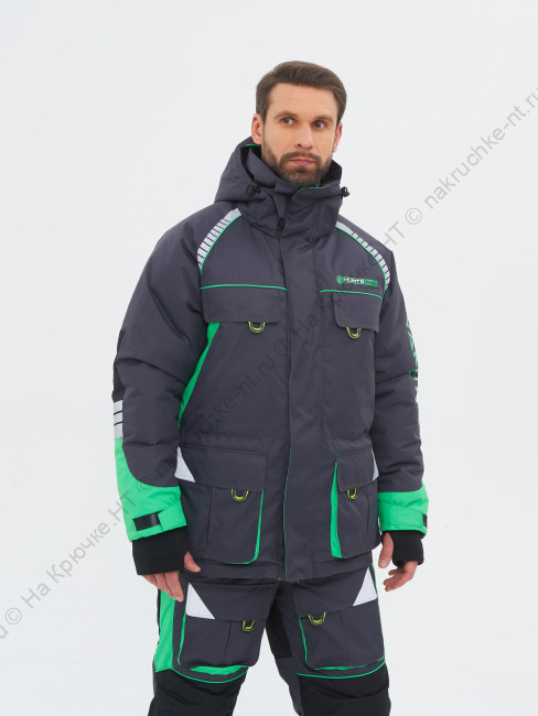 Костюм зимний Yakutia ткань Galaxy Breathable цвет Тёмно-серый 4