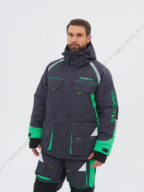 Костюм зимний Yakutia ткань Galaxy Breathable цвет Тёмно-серый 5