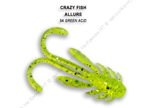 ALLURE 1,6  23-40-54-4 Силиконовые приманки Crazy Fish