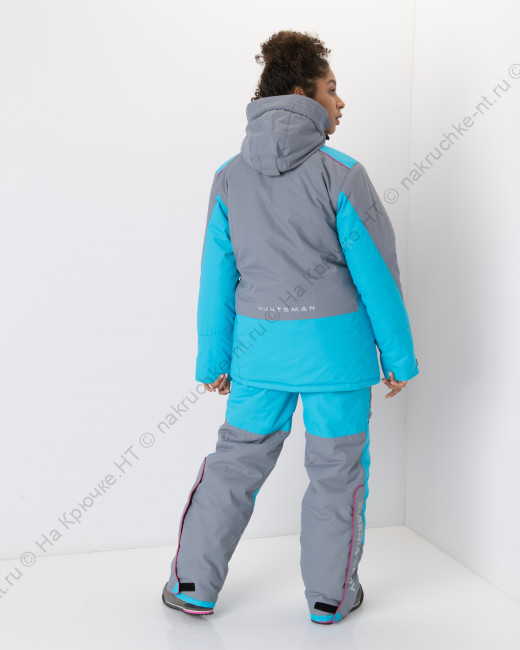 Костюм зимний Женский Siberia Lady ткань Breathable цвет Серый Голубой 10