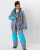 Костюм зимний Женский Siberia Lady ткань Breathable цвет Серый Голубой 3