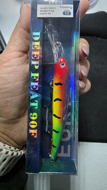 Воблер Kaida EUR12 90mm/8.9g/4.0m