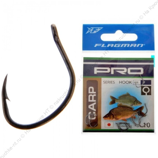 FLAGMAN Крючок Pro Carp №10 10шт FLAGMAN Крючок Pro Carp №10 10шт