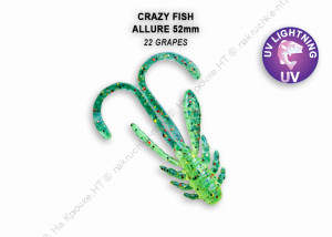 ALLURE 2" 47-52-22-6 Силиконовые приманки Crazy Fish