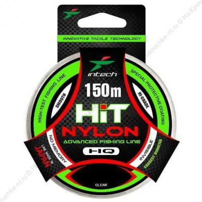 Леска Intech HIT Nylon 150м 0,107 Леска Intech HIT Nylon 150м 0,107