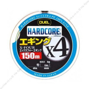 Шнур Duel PE Hardcore X4 Eging 150m MilkyPink #1.2