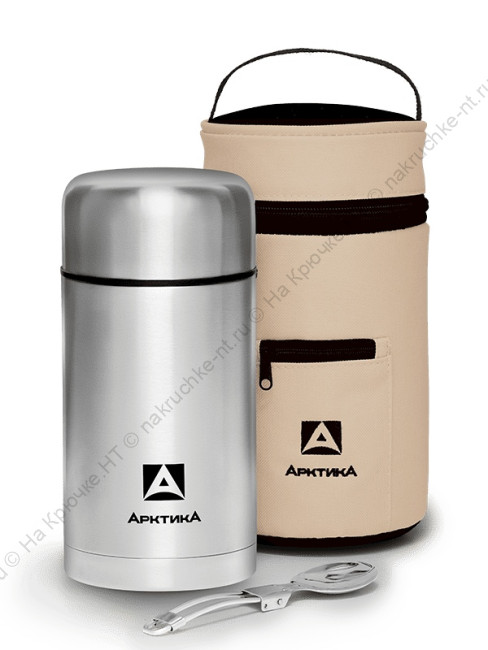 Термос Arctica 301-1000А с широким горлом, в чехле 1000мл 1