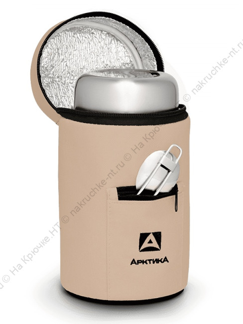 Термос Arctica 301-1000А с широким горлом, в чехле 1000мл 2