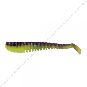Виброхвост YAMAN PRO Legend Minnow, р.4 inch, цвет #26 - Violet Chartreuse
