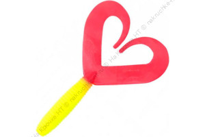 Твистер YAMAN PRO Loop-Two, р.2 inch, цвет  #06 - Chartreuse/red