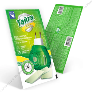 Пластины от комаров "Тайга" (10 шт.)/100/