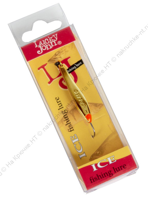Блесна вертикал. зим. Lucky John MODEL S-1 c впаян. кр. 01.5г G блистер 2