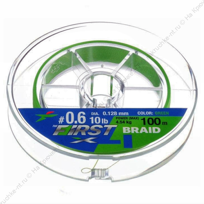 Intech First Braid X4 100m 0,3 0.09mm (GREEN) 2 Intech First Braid X4 100m 0,3 0.09mm (GREEN) 2