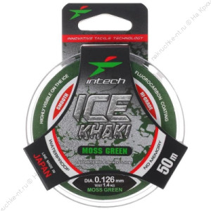 Леска Intech Ice Khaki 50m moss green 0.204mm