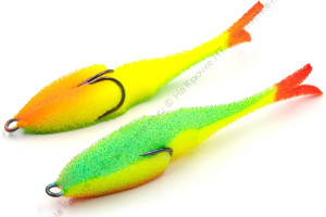 Поролоновая рыбка YAMAN Devious Minnow на двойнике, р. 135 мм, цвет 26 UV
