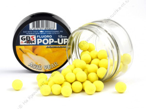GBS бойлы плавающие "ACID PEAR" 12 мм 40 гр (банка)