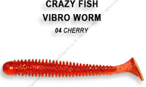 VIBRO WORM 3-50-4-2 Силиконовые приманки Crazy Fish