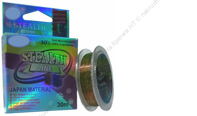 Леска 3D Stealth Line 0,12 мм, 30м Леска 3D Stealth Line 0,12 мм, 30м