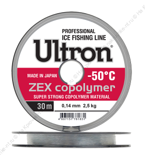 Леска ULTRON Zex Copolymer 30м (025)