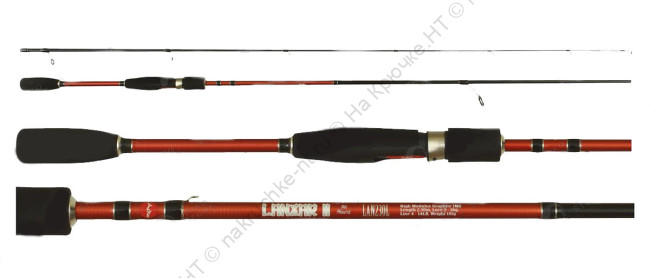 спиннинг Lanzar 2 240М  240cm тест 4-28g, 6-18lb, alconite, вес 125g