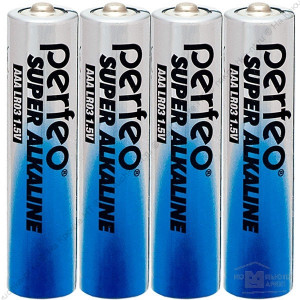 Батарейка Perfeo LR03/4SH (AAA) Super Alkaline в пленке