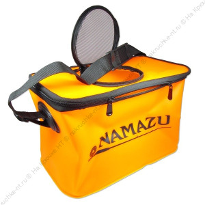 Сумка-кан Namazu складная с окном, размер 36*22*21, материал ПВХ, цвет оранж.