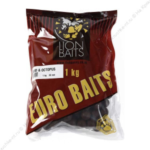 LION BAITS бойл 20 мм EURO Sguid & Octopus - 1 кг LION BAITS бойл 20 мм EURO Sguid & Octopus - 1 кг