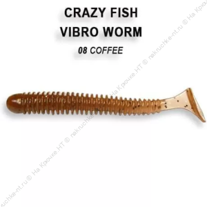 VIBRO WORM 3-50-8-5 Силиконовые приманки Crazy Fish