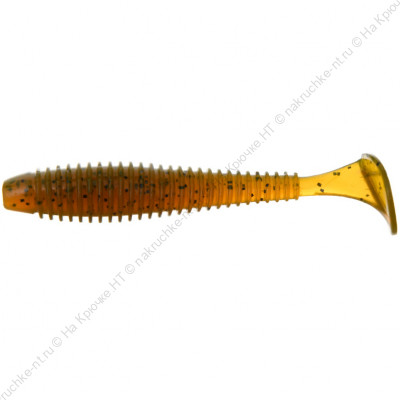 FLAGMAN Виброхвост Mystic Fish Fat 3,8 120 Green Pumpkin 9,5см 4шт FLAGMAN Виброхвост Mystic Fish Fat 3,8 120 Green Pumpkin 9,5см 4шт