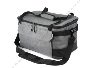 Сумка изотермическая СЛЕДОПЫТ Gray Line Pro, 34 л, цв. серый меланж/4/
