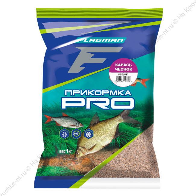 Прикормка для рыбы PRO Карась Чеснок 1кг