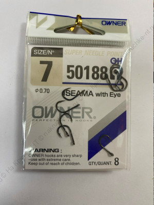 OWNER Крючок 50188 Izeama with EYE №7/8 шт