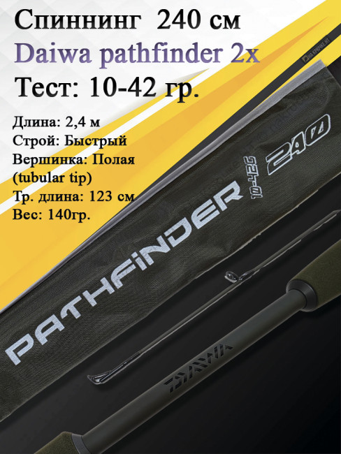 Спиннинг Daiwa Pathfinder 2Х-частный 2,40 10-42