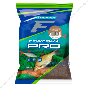 FLAGMAN Прикормка для рыбы PRO Холодная вода Мотыль 1кг