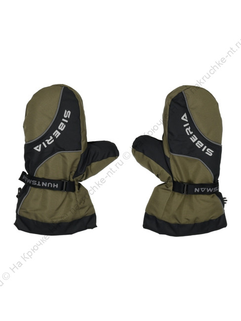 Рукавицы Siberia цвет Хаки Черный ткань Breathable 1