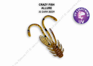 ALLURE 1,1"  46-27-32-6 Силиконовые приманки Crazy Fish